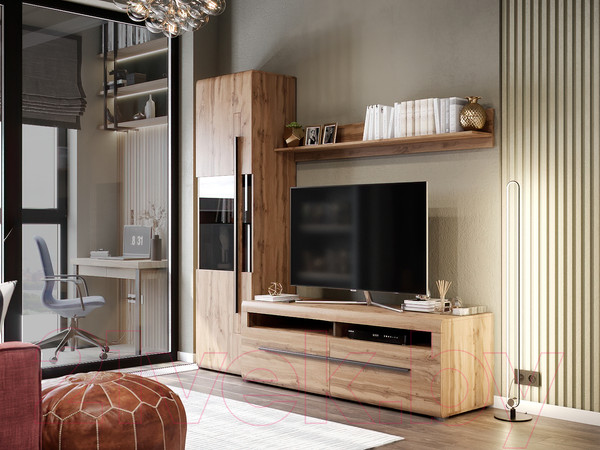 Изображение товара Тумба Мебельград Ницца ТВ (дуб вотан)