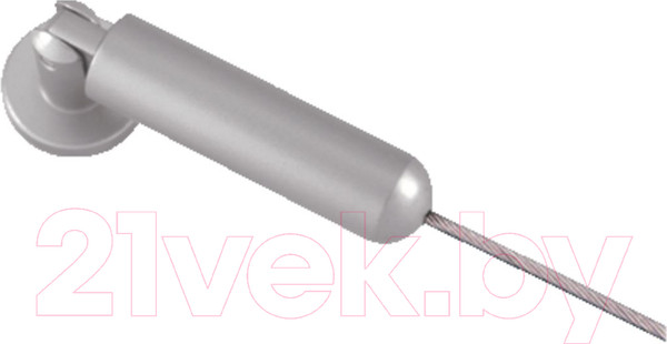 Изображение товара Карниз для штор Gardinia Рейс струнный / 2627 (металл серебристый)