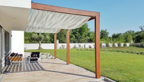 Изображение товара Карниз для штор Gardinia Рейс струнный / 2627 (металл серебристый)