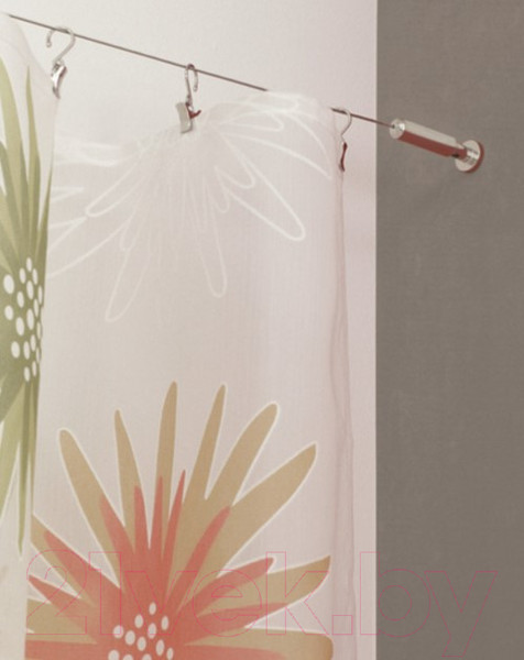 Изображение товара Карниз для штор Gardinia Рейс струнный / 2627 (металл серебристый)