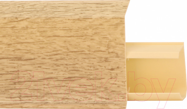 Изображение товара Плинтус Winart Quadro 560 55мм Голд (2.2м, со съемной панелью)