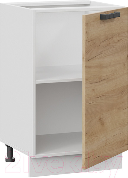 Изображение товара Шкаф-стол кухонный ТриЯ Детройт 1Н5  (белый/дуб крафт золотой)