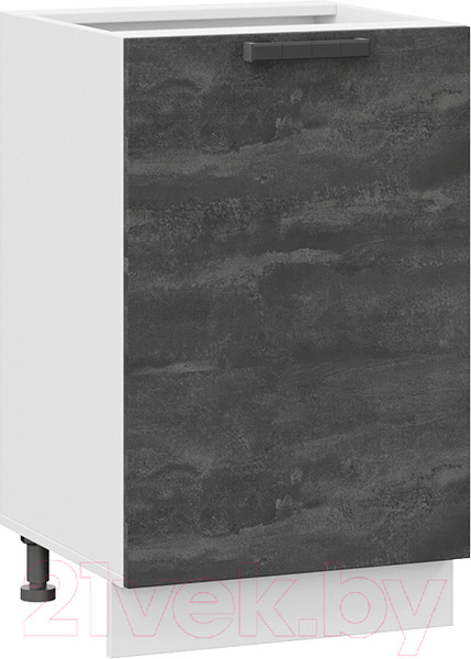 Изображение товара Шкаф-стол кухонный ТриЯ Детройт 1Н5 (белый/угольный камень)