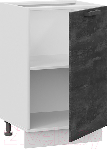 Изображение товара Шкаф-стол кухонный ТриЯ Детройт 1Н5 (белый/угольный камень)