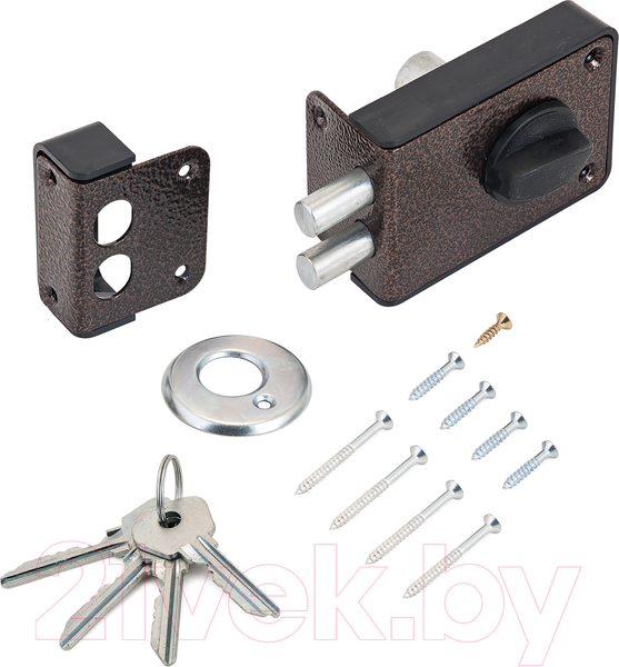 Изображение товара Замок накладной Зенит ЗН1-3.1 (медь)