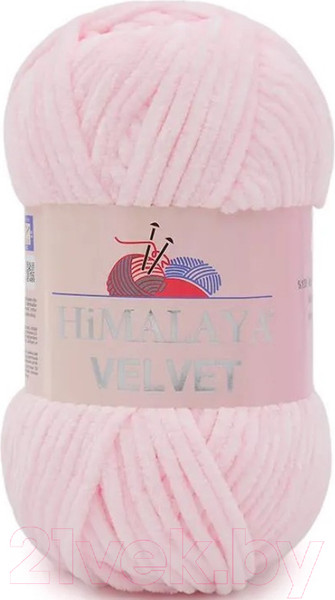 Изображение товара Пряжа для вязания Himalaya Velvet 90003 (нежно-розовый)