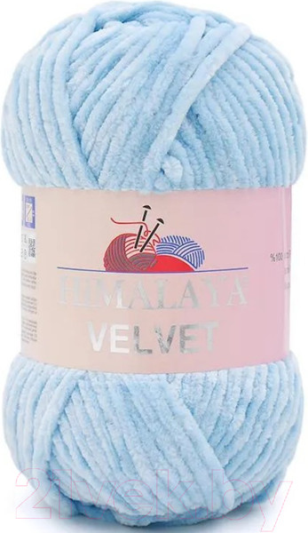 Изображение товара Пряжа для вязания Himalaya Velvet 90006 (нежно-голубой)