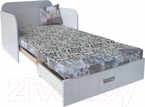 Изображение товара Диван Анмикс Кейт (ЛДСП бодега/принт Verdy Mocca)