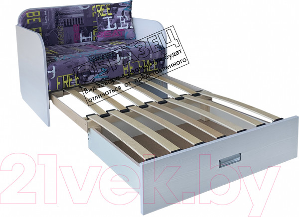 Изображение товара Диван Анмикс Кейт (ЛДСП бодега/принт Inkanto Vision)