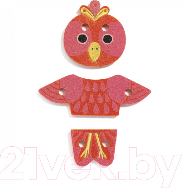 Изображение товара Развивающая игра Djeco Шнуровка-животные / 01669