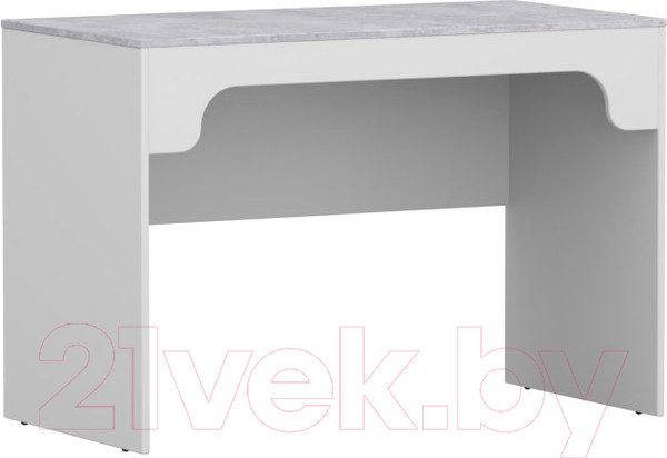 Изображение товара Письменный стол Речицадрев Smart / Р 376.03 (цемент светлый/белый)