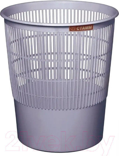 Изображение товара Корзина для бумаг Стамм КР02 (серый)