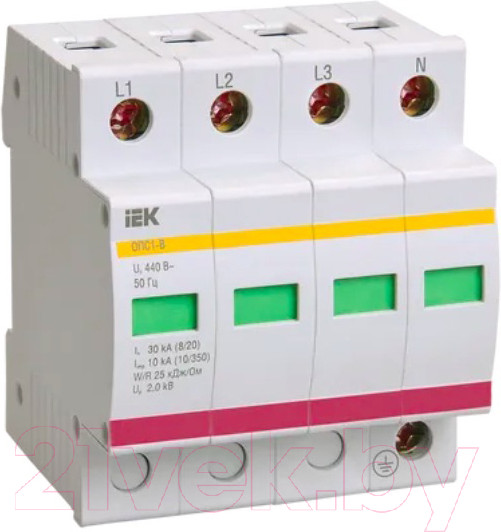Изображение товара Ограничитель перенапряжения IEK MOP20-4-C