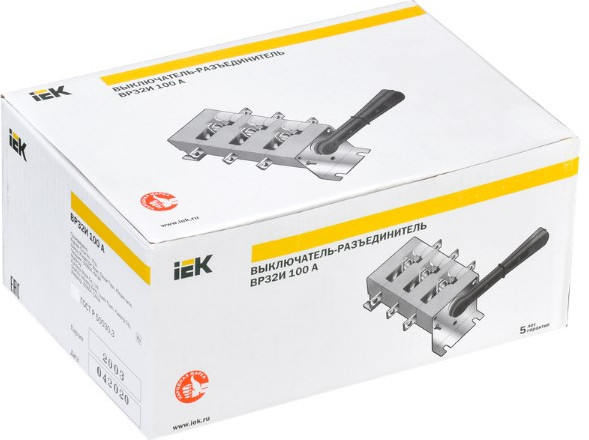 Изображение товара Выключатель-разъединитель IEK ВР32И-35А30220 250А / SRK01-100-250