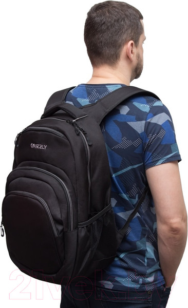 Изображение товара Рюкзак Grizzly RQ-003-31 (черный/серый)