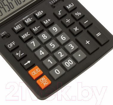 Изображение товара Калькулятор Brauberg Extra-16-BK / 250475 (черный)
