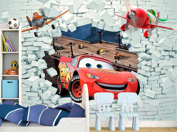 Изображение товара Фотообои листовые Citydecor Молния Маквин (500x260)