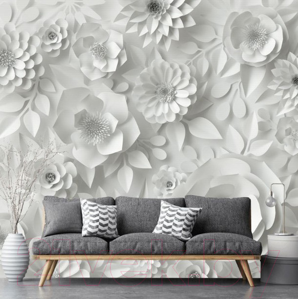 Изображение товара Фотообои листовые Citydecor Цветы Модерн 3D (500x260)