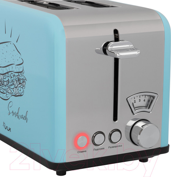 Изображение товара Тостер VLK Palermo 100 (голубой)