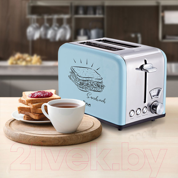 Изображение товара Тостер VLK Palermo 100 (голубой)
