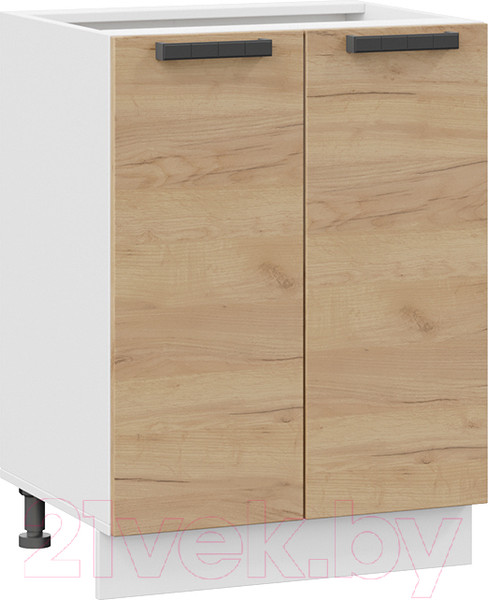 Изображение товара Шкаф-стол кухонный ТриЯ Детройт 1Н6 (белый/дуб крафт золотой)