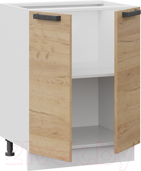 Изображение товара Шкаф-стол кухонный ТриЯ Детройт 1Н6 (белый/дуб крафт золотой)