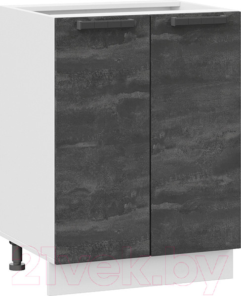 Изображение товара Шкаф-стол кухонный ТриЯ Детройт 1Н6 (белый/угольный камень)