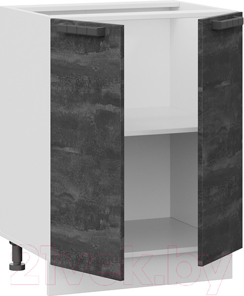 Изображение товара Шкаф-стол кухонный ТриЯ Детройт 1Н6 (белый/угольный камень)