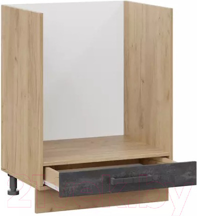 Изображение товара Шкаф под духовку ТриЯ Детройт 1Н6Б (дуб крафт золотой/угольный камень)