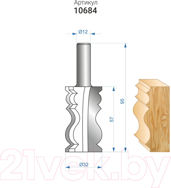 Изображение товара Фреза Энкор 10684