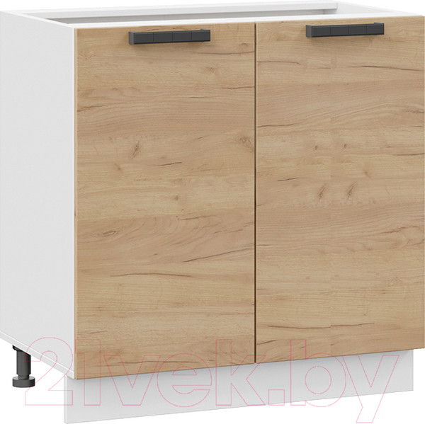 Изображение товара Шкаф-стол кухонный ТриЯ Детройт 1Н8 (белый/дуб крафт золотой)