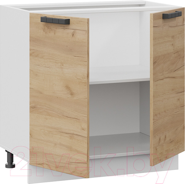 Изображение товара Шкаф-стол кухонный ТриЯ Детройт 1Н8 (белый/дуб крафт золотой)