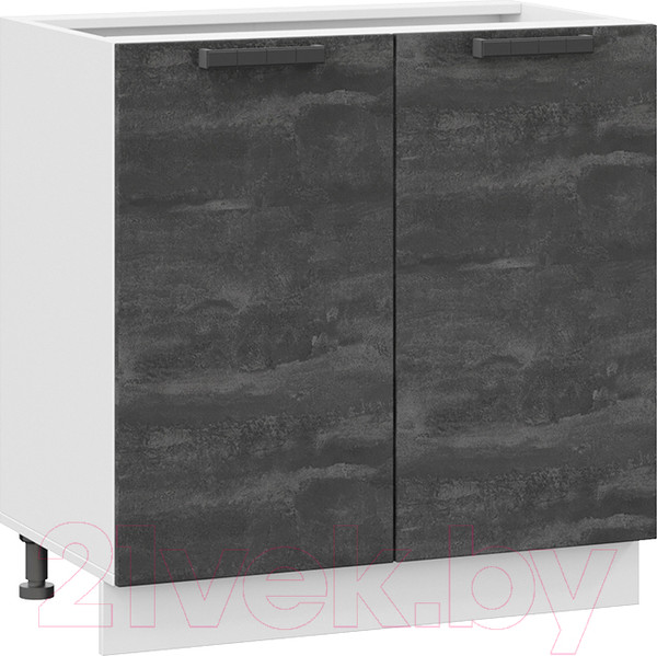 Изображение товара Шкаф-стол кухонный ТриЯ Детройт 1Н8 (белый/угольный камень)