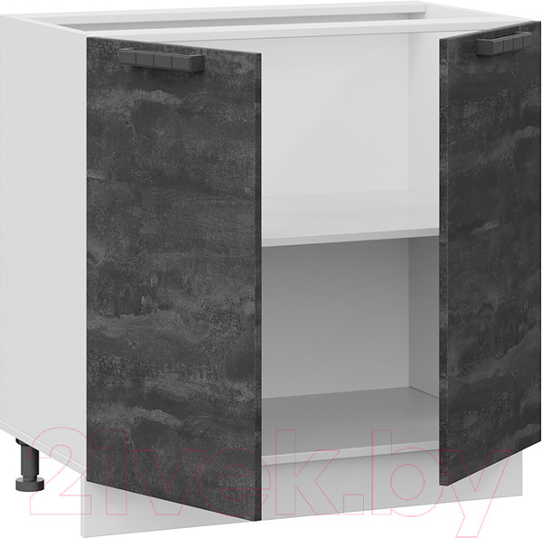 Изображение товара Шкаф-стол кухонный ТриЯ Детройт 1Н8 (белый/угольный камень)