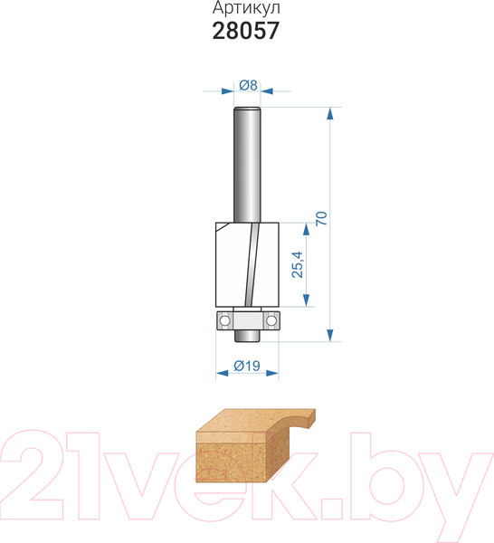 Изображение товара Фреза Энкор 28057