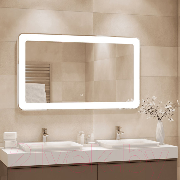 Изображение товара Зеркало Континент Velvette Led 120x70