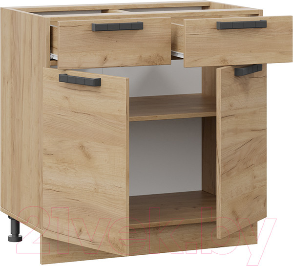 Изображение товара Шкаф-стол кухонный ТриЯ Детройт 1Н8Я1 (дуб крафт золотой)