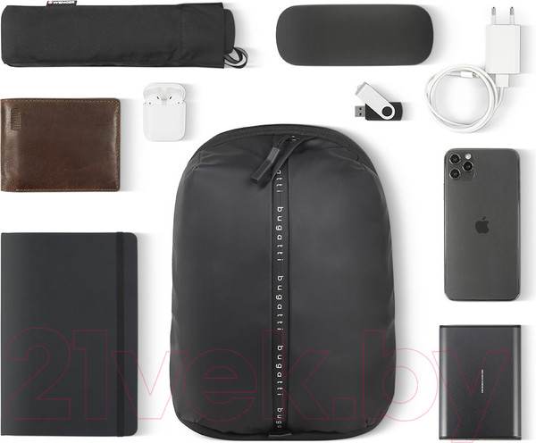 Изображение товара Рюкзак Bugatti Blanc / 49660101 (черный)