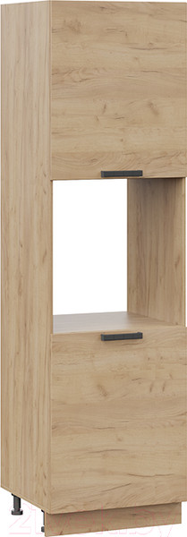 Изображение товара Шкаф-пенал кухонный ТриЯ Детройт 1П6 (дуб крафт золотой)