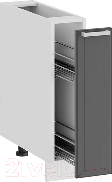 Изображение товара Шкаф карго ТриЯ Долорес 1Н15К (белый/титан)