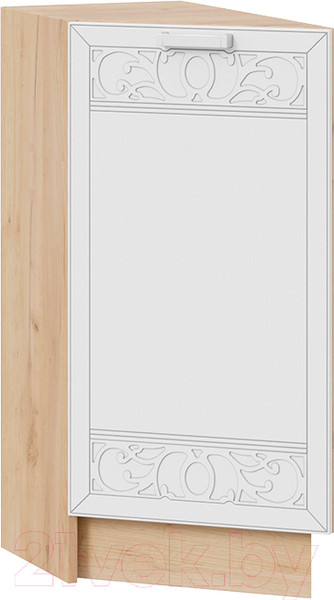 Изображение товара Шкаф-стол кухонный ТриЯ Долорес 1Н3Т (дуб крафт золотой/сноу)