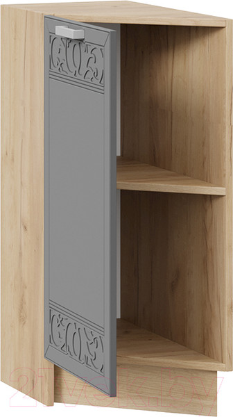 Изображение товара Шкаф-стол кухонный ТриЯ Долорес 1Н3Т (дуб крафт золотой/титан)