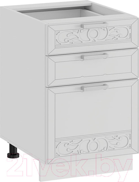 Изображение товара Шкаф-стол кухонный ТриЯ Долорес 1Н4Я3 (белый/сноу)