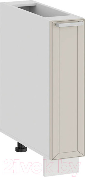 Изображение товара Шкаф карго ТриЯ Долорес 1Н15К (белый/кремовый)