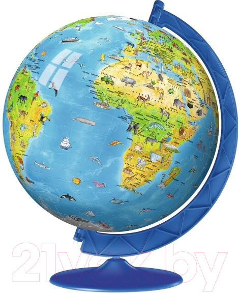 Изображение товара 3D-пазл Ravensburger Глобус. Детский мир / 12338 (180эл)