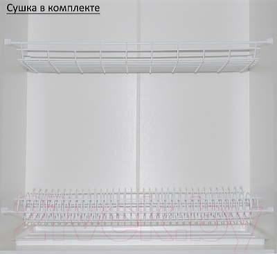 Изображение товара Шкаф навесной для кухни Eligard Urban ШНС2 120/73 (белый)