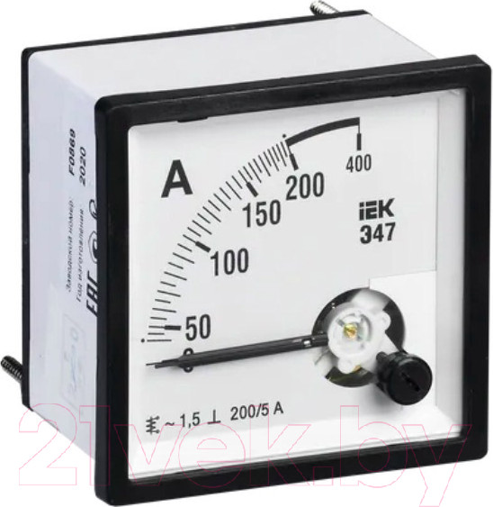 Изображение товара Амперметр IEK IPA10-6-0200-E