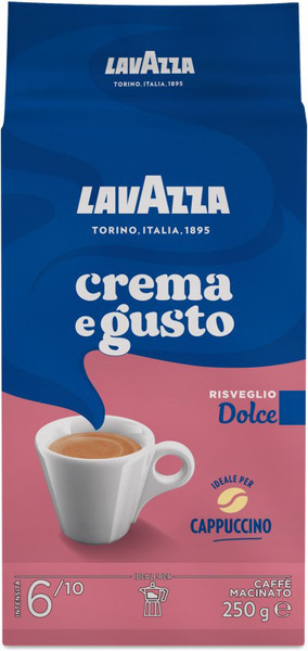 Изображение товара Кофе молотый Lavazza Crema e Gusto Dolce / 12582 (250г)
