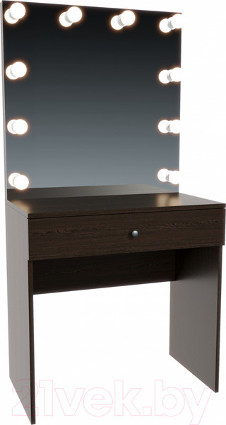 Изображение товара Туалетный столик с зеркалом Мир Мебели С подсветкой 11 ZW