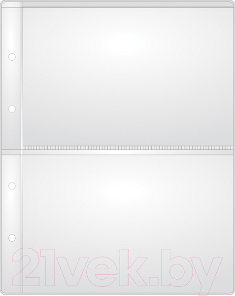 Изображение товара Набор листов для коллекционирования Staff Optima на 2 боны / 238081 (10шт)